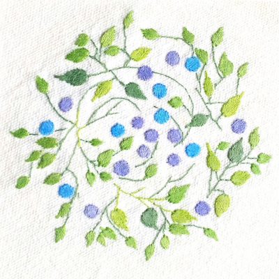 Patricia Van Ness Embroidery: Vines and Fruit #152