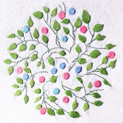 Patricia Van Ness Embroidery: Vines and Fruit #211