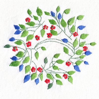 Patricia Van Ness Embroidery: Vines and Fruit #220