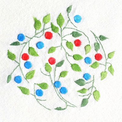 Patricia Van Ness Embroidery: Vines and Fruit #221