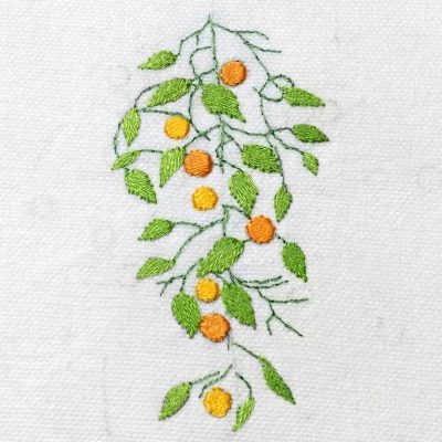 Patricia Van Ness Embroidery: Vines and Fruit #224