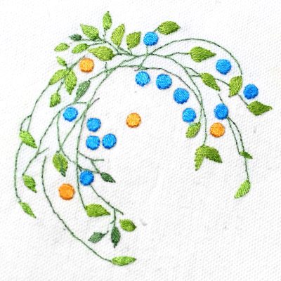 Patricia Van Ness Embroidery: Vines and Fruit #227