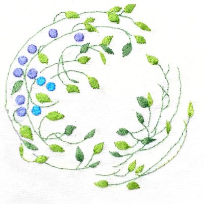 Patricia Van Ness Embroidery: Vines and Fruit #229