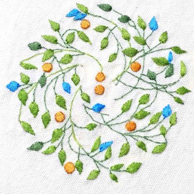 Patricia Van Ness Embroidery: Vines and Fruit #230