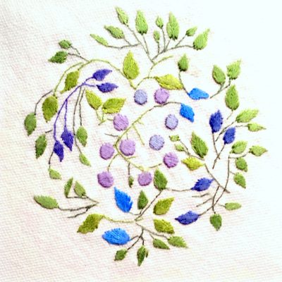 Patricia Van Ness Embroidery: Vines and Fruit #131