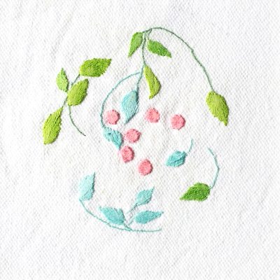 Patricia Van Ness Embroidery: Vines and Fruit #111