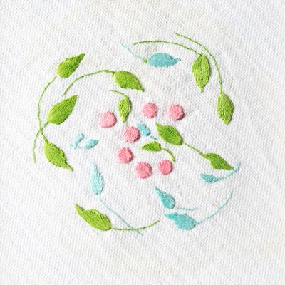 Patricia Van Ness Embroidery: Vines and Fruit #137