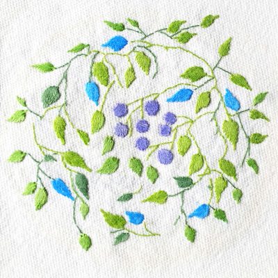 Patricia Van Ness Embroidery: Vines and Fruit #151