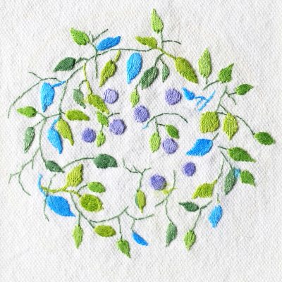 Patricia Van Ness Embroidery: Vines and Fruit #142