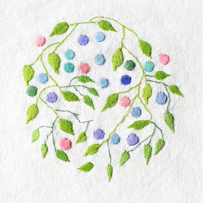 Patricia Van Ness Embroidery: Vines and Fruit #155