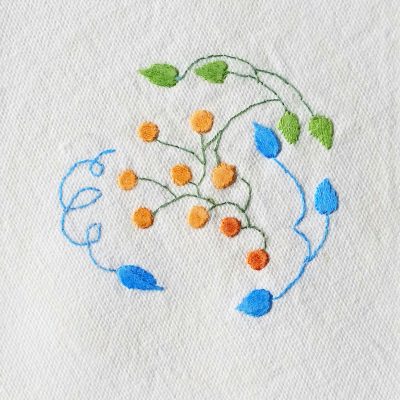 Patricia Van Ness Embroidery: Vines and Fruit #158