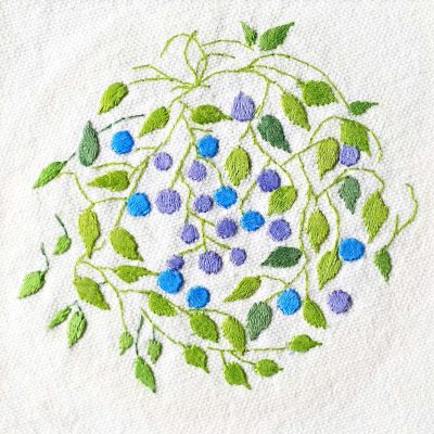 Patricia Van Ness Embroidery: Vines and Fruit #159