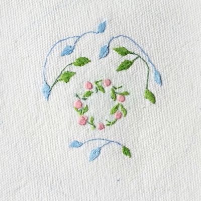Patricia Van Ness Embroidery: Vines and Wreath #201