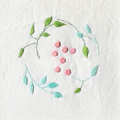 Patricia Van Ness Embroidery: Vines and Fruit #205