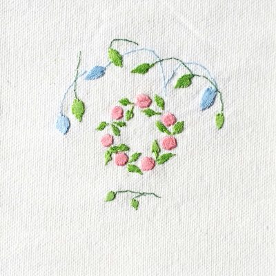 Patricia Van Ness Embroidery: Vines and Wreath #204