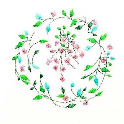 Patricia Van Ness Embroidery: Vines and Flowers #251