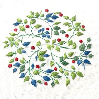 Patricia Van Ness Embroidery: Vines and Fruit #270